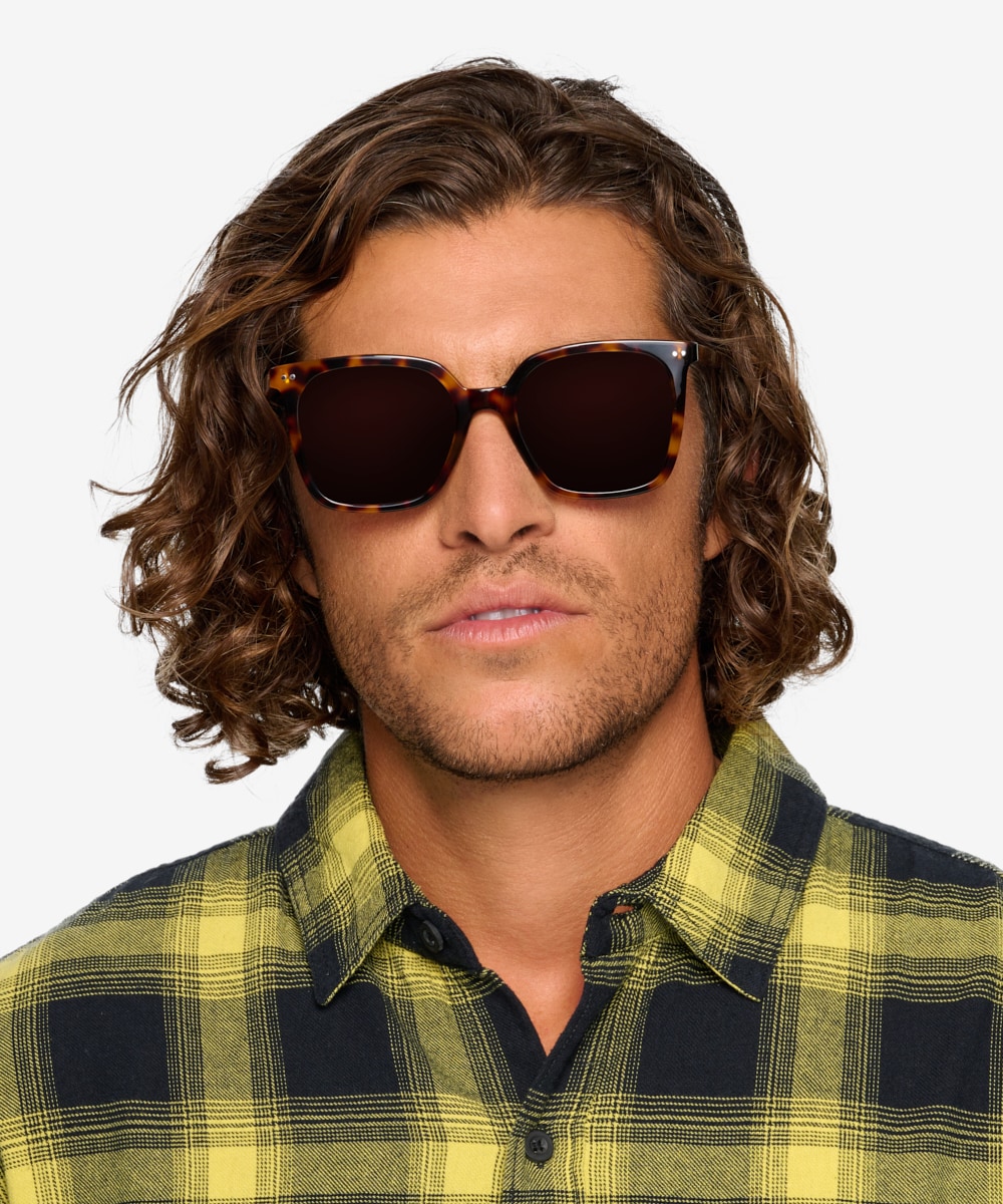 Tortoise cheap frame sunglasses