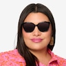 Cinematic Black AcetateSunglass Frames for Women from EyeBuyDirect