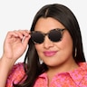Cinematic Ivory Tortoise AcetateSunglass Frames for Women from EyeBuyDirect