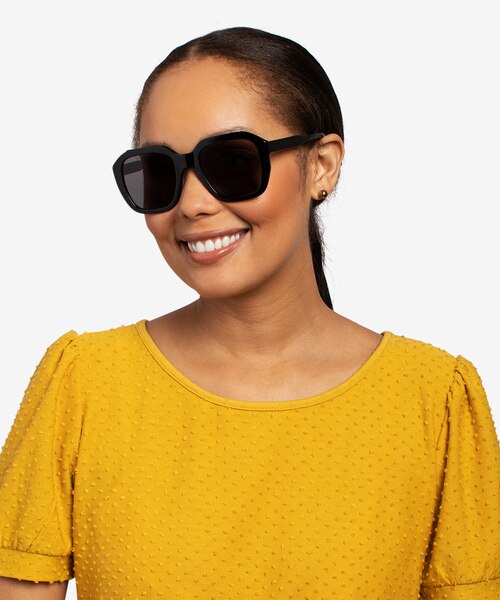 Azalea Black AcetateSunglass Frames for Women from EyeBuyDirect