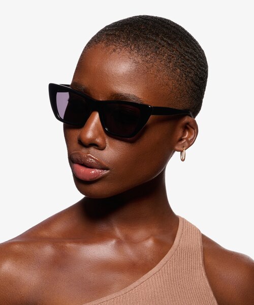 Milla Black AcetateSunglass Frames for Women from EyeBuyDirect