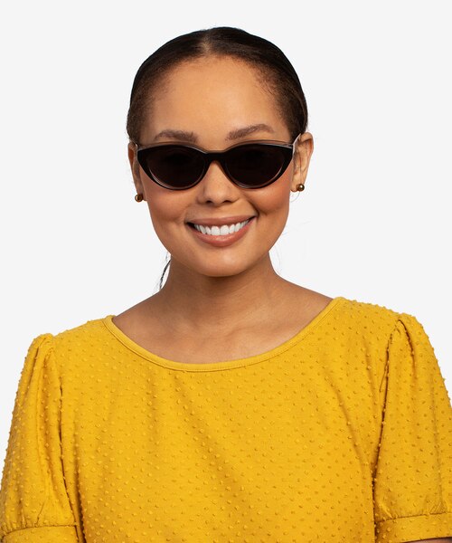 Palm Beach Champagne Brown AcetateSunglass Frames for Women from EyeBuyDirect