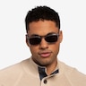 Grayton Clear Gray AcetateSunglass Frames for Men from EyeBuyDirect