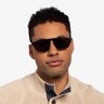 Hernando Black AcetateSunglass Frames for Men from EyeBuyDirect