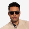 Hernando Clear Gray AcetateSunglass Frames for Men from EyeBuyDirect