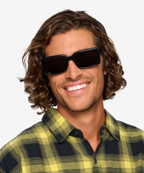 Impression Black AcetateSunglass Frames for Men from EyeBuyDirect