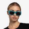 Impression Aqua AcetateSunglass Frames for Women from EyeBuyDirect