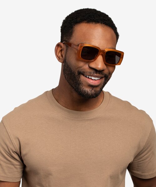 Impression Yellow AcetateSunglass Frames for Men from EyeBuyDirect