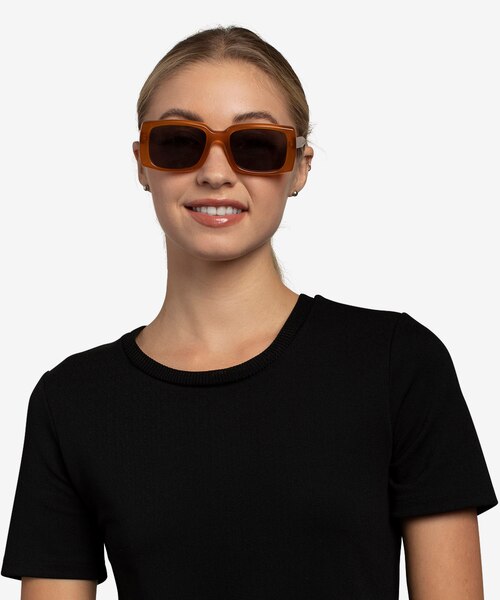Impression Yellow AcetateSunglass Frames for Women from EyeBuyDirect