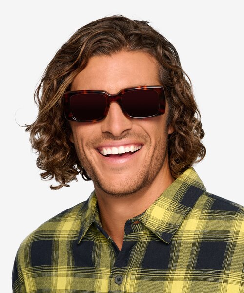 Impression Tortoise AcetateSunglass Frames for Men from EyeBuyDirect