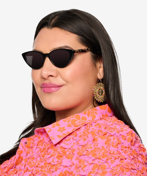 Jolie Black AcetateSunglass Frames for Women from EyeBuyDirect