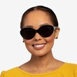 Alexandra Black Zebra AcetateSunglass Frames for Women from EyeBuyDirect