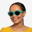 Alexandra Teal AcetateSunglass Frames for Women from EyeBuyDirect
