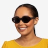Swan Clear Brown AcetateSunglass Frames for Women from EyeBuyDirect