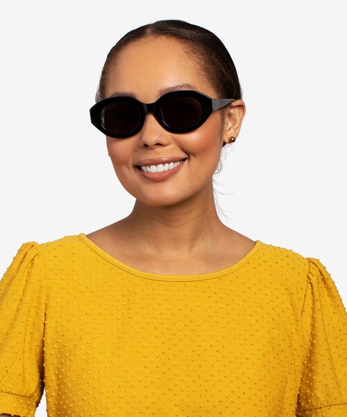 Swan Black AcetateSunglass Frames for Women from EyeBuyDirect