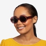 Vitamin Clear Purple AcetateSunglass Frames for Women from EyeBuyDirect