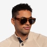 Southwest Clear Brown AcetateSunglass Frames for Men from EyeBuyDirect