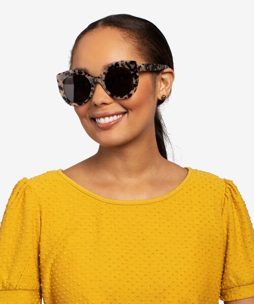 June Ivory Tortoise AcetateSunglass Frames for Women from EyeBuyDirect