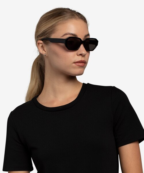 Claudel Black AcetateSunglass Frames for Women from EyeBuyDirect
