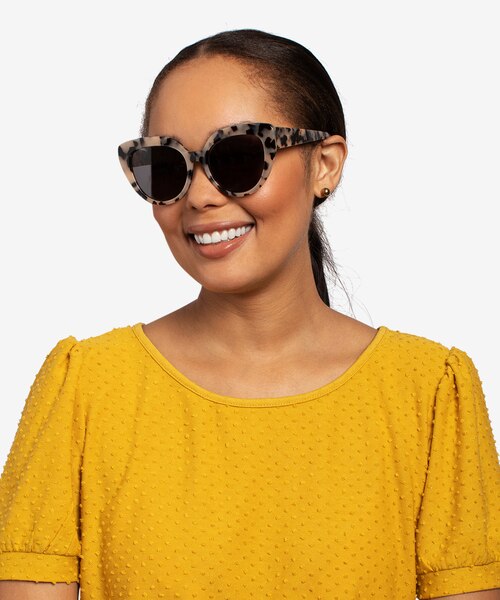 Santa Monica Ivory Tortoise AcetateSunglass Frames for Women from EyeBuyDirect