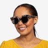 Santa Monica Ivory Tortoise AcetateSunglass Frames for Women from EyeBuyDirect