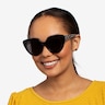Santa Monica Black AcetateSunglass Frames for Women from EyeBuyDirect