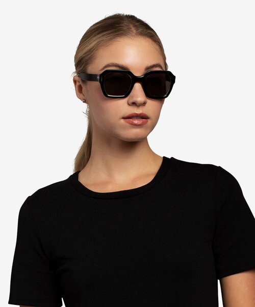 Somerset Black AcetateSunglass Frames for Women from EyeBuyDirect