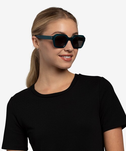 Somerset Teal AcetateSunglass Frames for Women from EyeBuyDirect