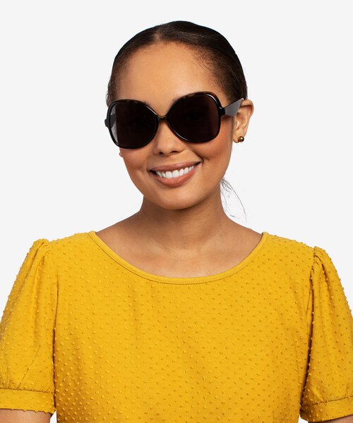 Paradise Tortoise PlasticSunglass Frames for Women from EyeBuyDirect