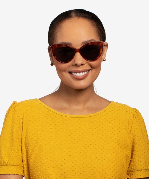 Holiday Brown Tortoise AcetateSunglass Frames for Women from EyeBuyDirect