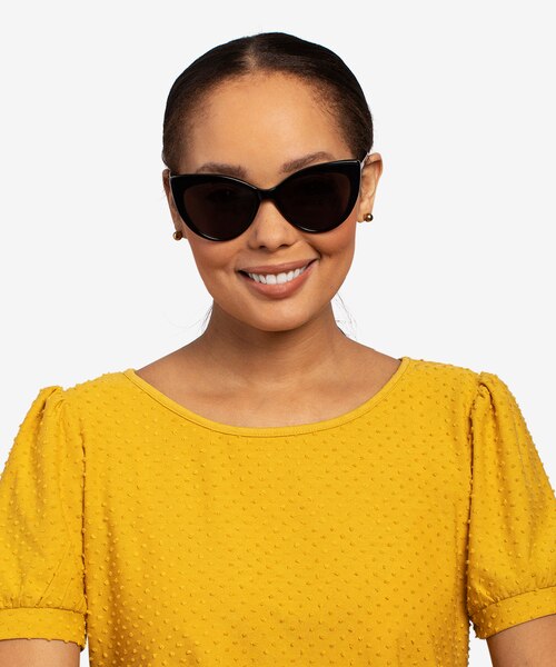 Holiday Black AcetateSunglass Frames for Women from EyeBuyDirect
