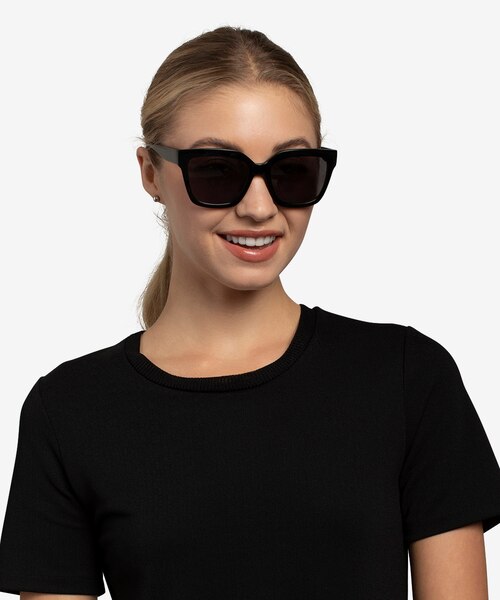 Itinerary Black AcetateSunglass Frames for Women from EyeBuyDirect