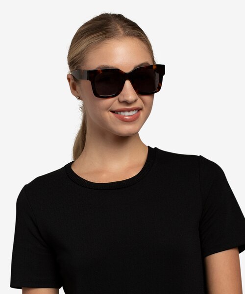 Monterey Tortoise AcetateSunglass Frames for Women from EyeBuyDirect