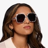 Town Clear Silver AcetateSunglass Frames for Women from EyeBuyDirect