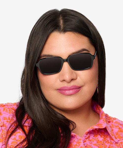 Opacity Black AcetateSunglass Frames for Women from EyeBuyDirect