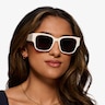 Myla White AcetateSunglass Frames for Women from EyeBuyDirect
