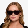 Selene Black Floral AcetateSunglass Frames for Women from EyeBuyDirect
