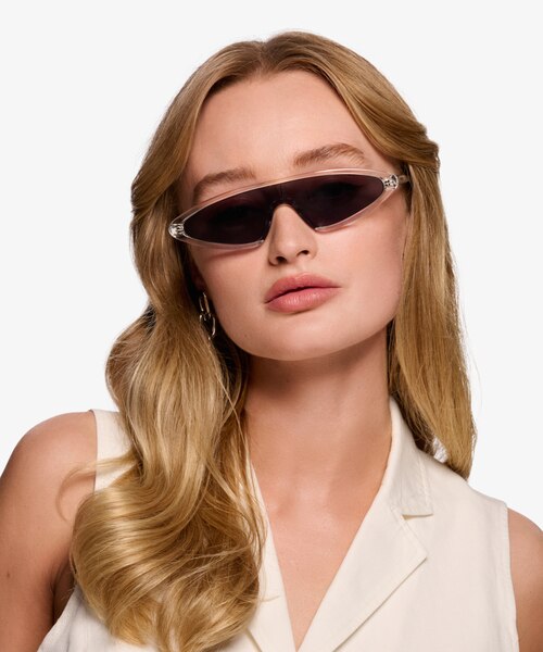 Sonic Clear PlasticSunglass Frames for Women from EyeBuyDirect