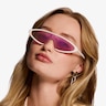 Sonic White PlasticSunglass Frames for Women from EyeBuyDirect