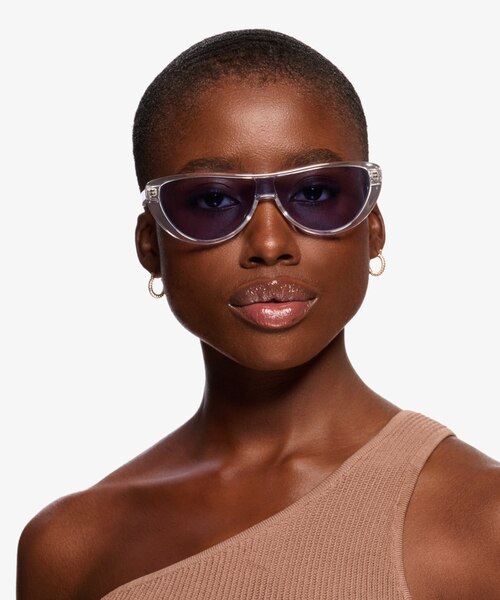 Oracle Clear Floral AcetateSunglass Frames for Women from EyeBuyDirect