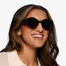 Trice Clear Black Clear AcetateSunglass Frames for Women from EyeBuyDirect