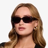 Rime Clear Black Floral AcetateSunglass Frames for Women from EyeBuyDirect