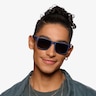 Tide Navy Gray PlasticSunglass Frames for Men from EyeBuyDirect