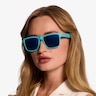 Surf Aqua Blue PlasticSunglass Frames for Women from EyeBuyDirect