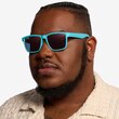 Current Aqua Pink PlasticSunglass Frames for Men from EyeBuyDirect