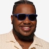 Coastal Navy Brown PlasticSunglass Frames for Men from EyeBuyDirect