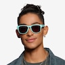 Maritime Turquoise Brown PlasticSunglass Frames for Men from EyeBuyDirect
