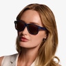 Seaside Navy Gold PlasticSunglass Frames for Women from EyeBuyDirect