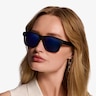 Oceanic Black Blue PlasticSunglass Frames for Women from EyeBuyDirect