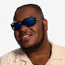 Astro Black PlasticSunglass Frames for Men from EyeBuyDirect